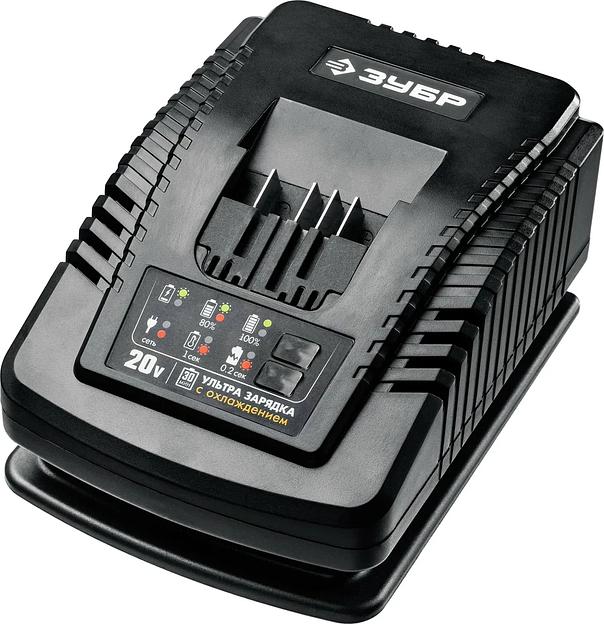 Зарядное устройство ЗУБР 20В, 6А, тип T7, для Li-Ion АКБ, серия «Профессионал» (RT7-20-6) фото 2