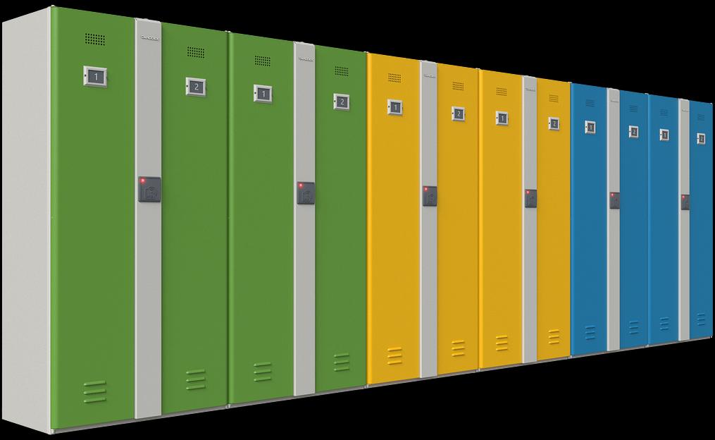 Автоматические шкафы-локеры для школьников младших классов серии «SP-2E» фото 2