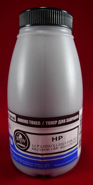 Тонер для картриджей CB436A/CE278A/CE285A/CF283A/CF283X, CRG-713/726/728/737 (фл. 100г) B&W Premium фас.Россия фото 1