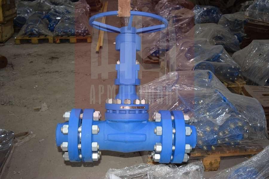 Задвижка клиновая Ду100 Ру250 без КОФ 31лс45нж фото 1