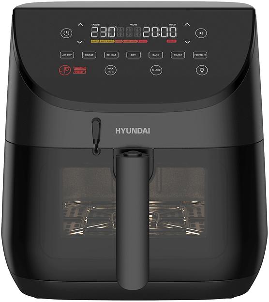 Аэрогриль Hyundai HYF-9090 1700Вт сливочный/черный фото 2