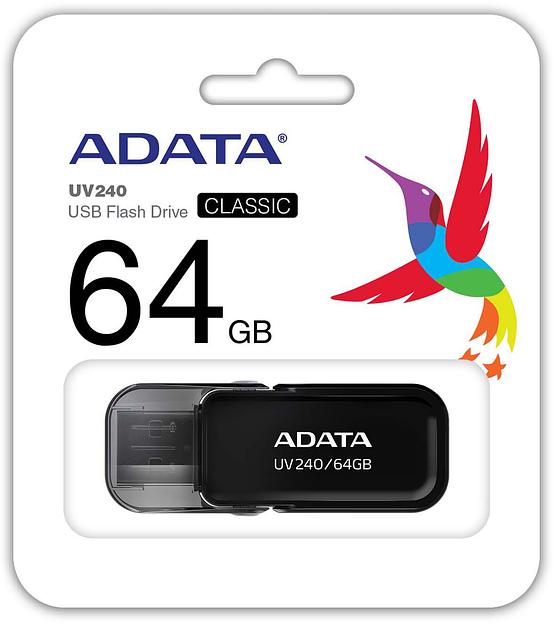 USB-накопитель ADATA UV240 (AUV240-64G-RBK) фото 3