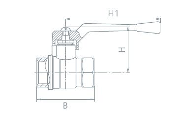 Латунные шаровые краны 11Б27П фото 5