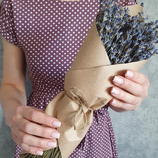 Букет из сухой лаванды «Крымская лаванда» большой фото 3