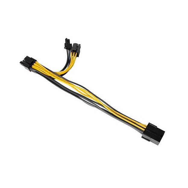 Кабель Thermaltake Thermaltake CPU 8Pin to Dual PCI-E 6+2Pin Splitter Cable AC-006-CNONAN-P1 CPU 8pin to dual PCI-E AC-006-CNONAN-P1 6+2pin splitter cable converts CPU/EPS 8pin connector into 2 PCI-E connectors, and it’s compatible with both 6pin and 8pin фото 1
