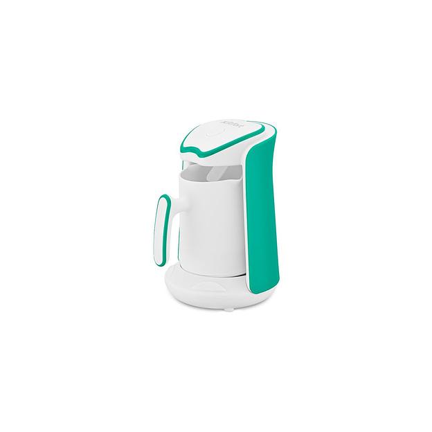 Кофеварка KitFort КТ-7133-2, электрическая турка, зеленый / белый фото 1