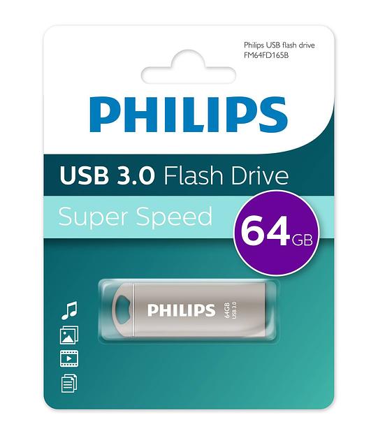 Флеш накопитель 64GB PHILIPS IRON 3.0 64GB, USB 3.0 фото 1