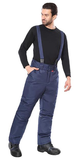 Костюм «Сириус-Комфорт» зимний куртка и брюки, синий с черным ОПТ фото 6