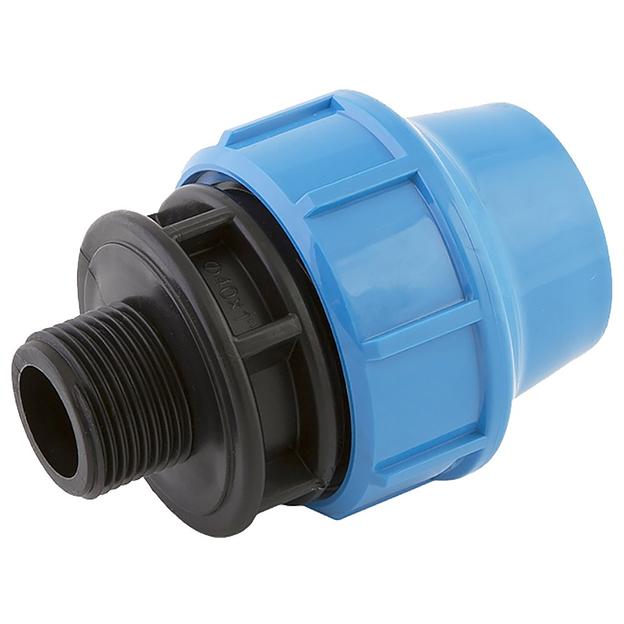 Муфта ПНД переходная с наружной резьбой 40х1 1/4" фото 1