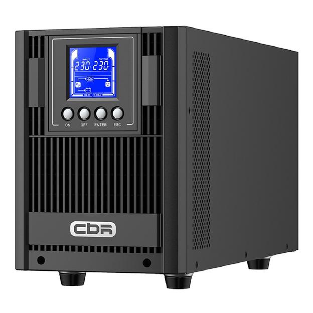 ИБП CBR [ESN-1500-8C] Online 1500VA/1500W Tower 8 x C13, LCD, USB-A, RS232, EPO, SNMP slot фото 1