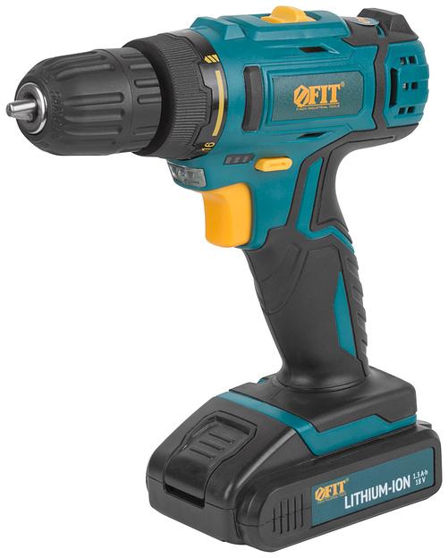 Дрель-Шуруповерт акк. 18.0 В, 0-400/1450 об/мин, 29.0 Нм, 2 (Li-Ion) 1.3 Ач, 1.5 ч., рез. накл., кейс фото 1