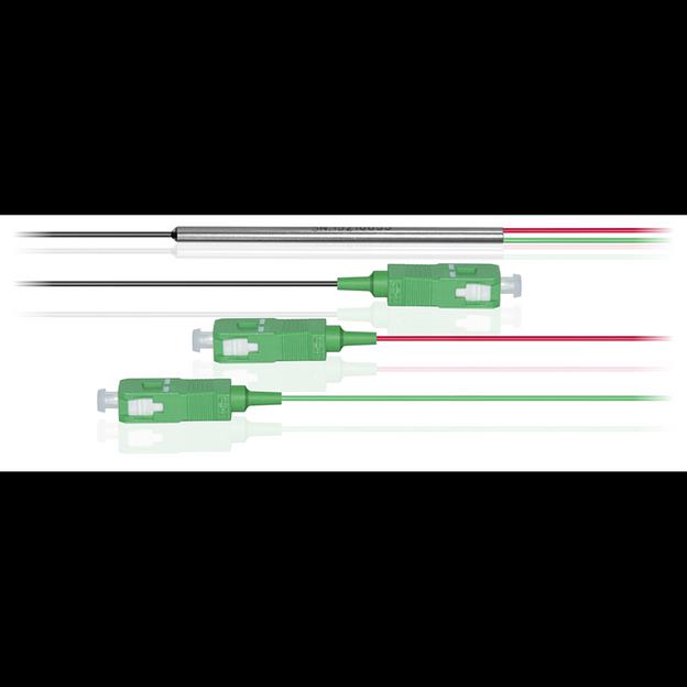 Делитель оптический бескорпусный трехоконный 1х2-35/65 SC/APC фото 2