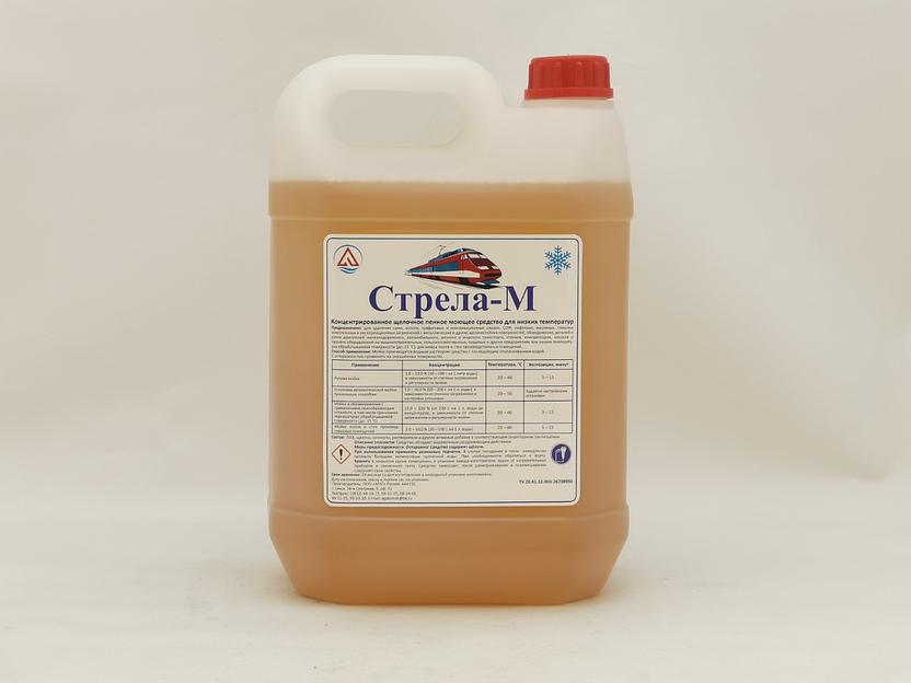 Щелочное пенное моющее средство для низких температур «СТРЕЛА-М» (концентрат) фото 1