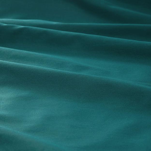 Пододеяльник евро, 2 наволочки ЛЮТЕСМИО (ИКЕА ЛЮКТЭСМИН) 200x200/50x70, темно-зеленый, сатин KL-80432929 фото 3