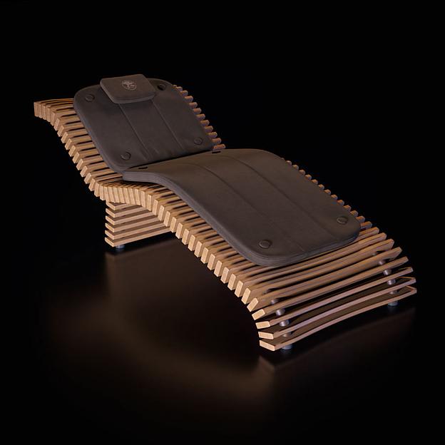 Шезлонг из дерева, Лиственница, опт фото 2