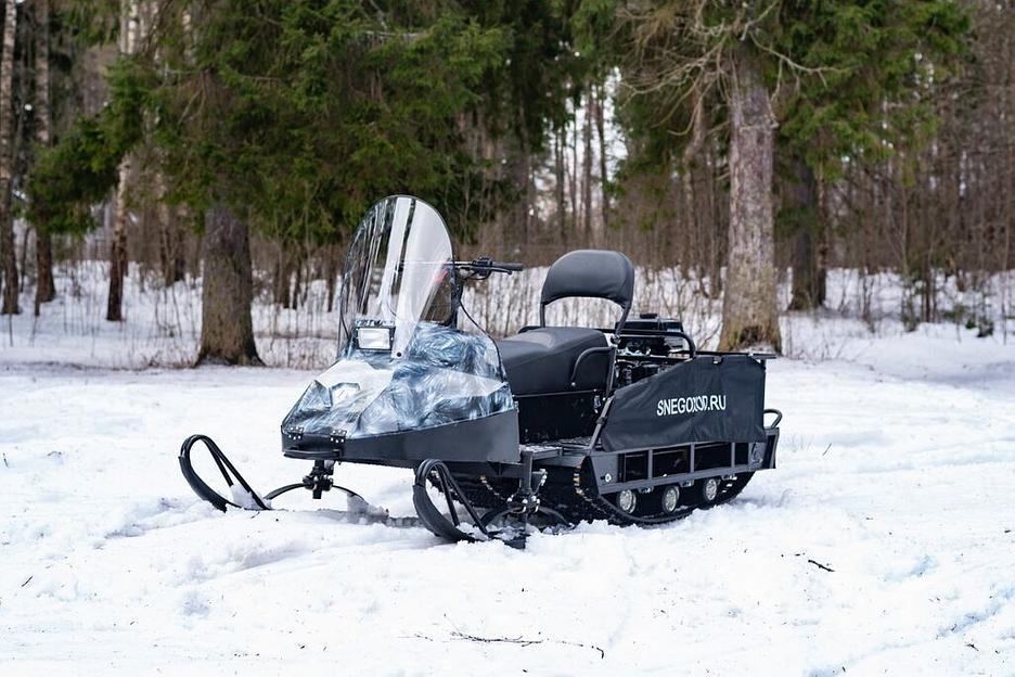 Снегоход Бурлак Егерь Экспедитор 18,5 л.с., 2750*1100*1250 мм, подвеска: катковая фото 2