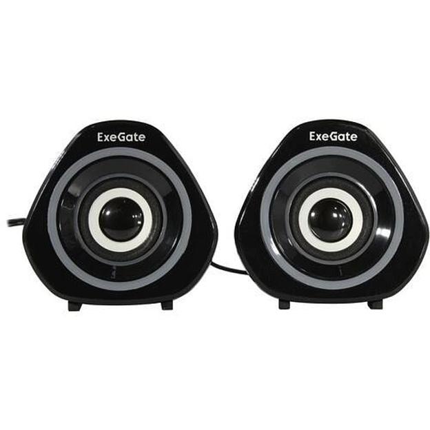 Exegate EX289680RUS Акустическая система 2.0 ExeGate Accord 210 (питание USB, 2х3Вт (6Вт RMS), 60-20000Гц, цвет черный, RGB подсветка) фото 1