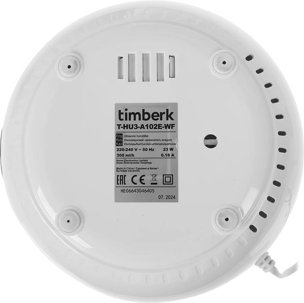 Увлажнитель воздуха Timberk T-HU3-A102E-WF 23Вт (ультразвуковой) белый фото 10