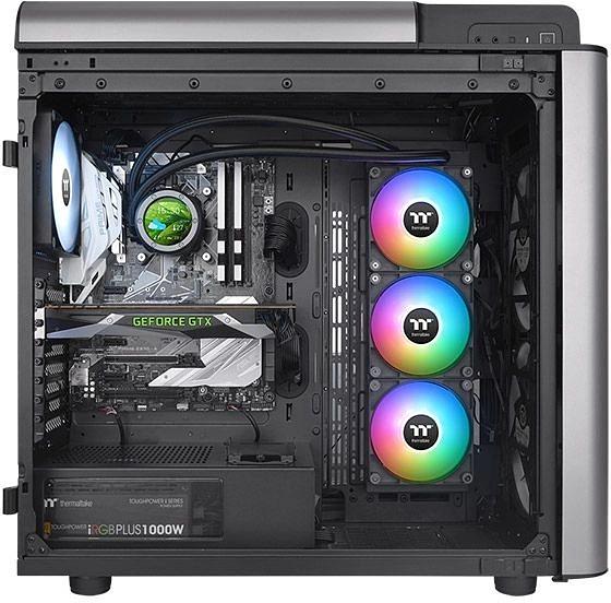 Система водяного охлаждения Thermaltake TH360 V2 Ultra ARGB Soc-AM5/AM4/1151/1200/1700 черный 4-pin 25.8dB Al+Cu LCD Ret (CL-W384-PL12SW-A) фото 5