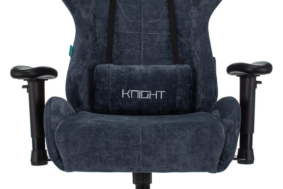 Кресло игровое Бюрократ VIKING KNIGHT Fabric синий Light-27 с подголов. крестовина металл фото 6