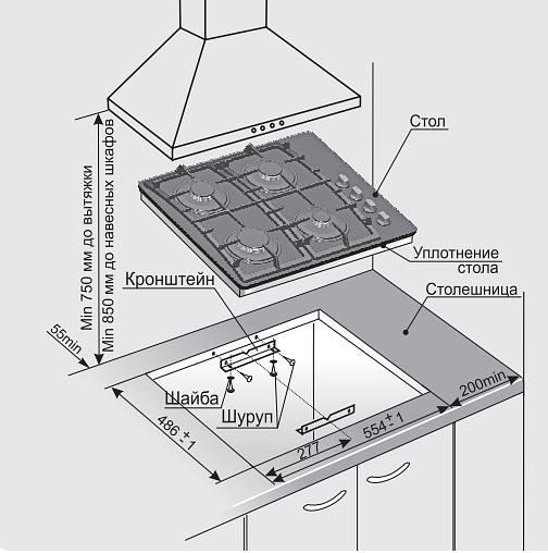 Газовая варочная поверхность Gefest СГ СВН 2230 К47 коричневый фото 2