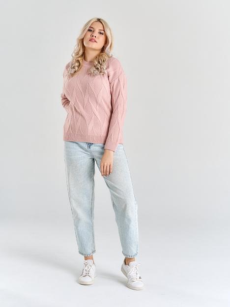 Джемпер женский «Заря» розовый ОПТ фото 9