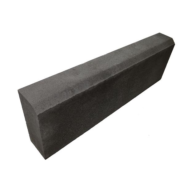 Камень бордюрный серый, пресованный (500х150х45мм) фото 1