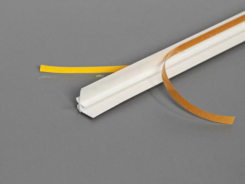 Оконный профиль ProfiGips примыкающий 9 мм без сетки, белый 2,4 м ОПТ фото 4