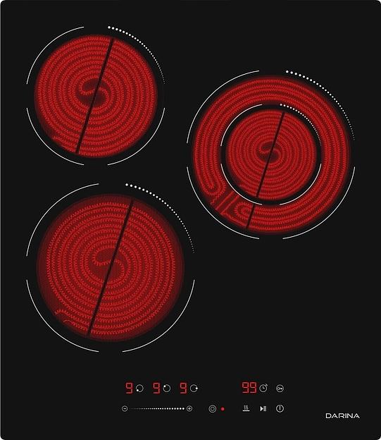 Варочная поверхность Darina 6Р Е 3324 B черный фото 7