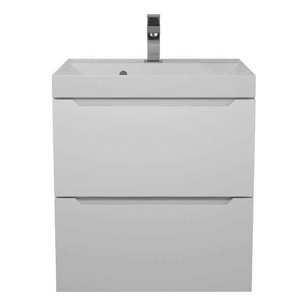 Тумба под раковину для ванной Uperwood Tanos 50 см, подвесная, белая матовая фото 5