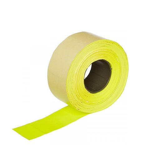 Этикет-лента прямоугольная 26х16 мм, 700 шт желтая фото 1