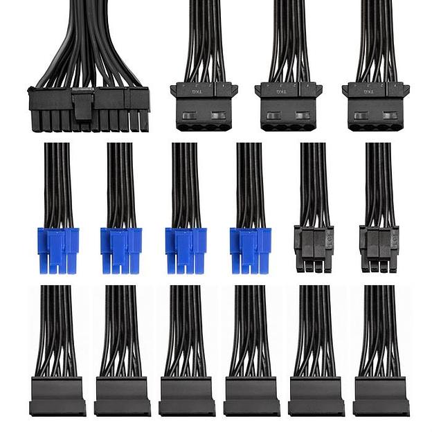 Exegate EX292195RUS Серверный БП 500W ExeGate ServerPRO 80 PLUS® Bronze 500PPH-SE (ATX, for 3U+ cases, APFC, КПД 89% (80 PLUS Bronze), 12cm fan, 24p, (4+4)p, PCIe, 5SATA, 3IDE, black) фото 4