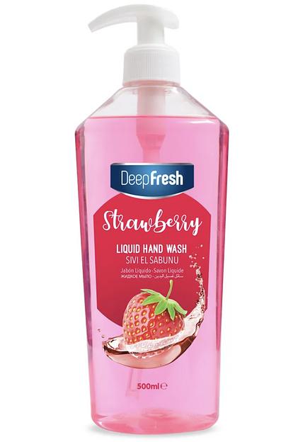 Жидкое мыло Фруктовое «Deep Fresh» Клубника 500 мл, опт фото 1