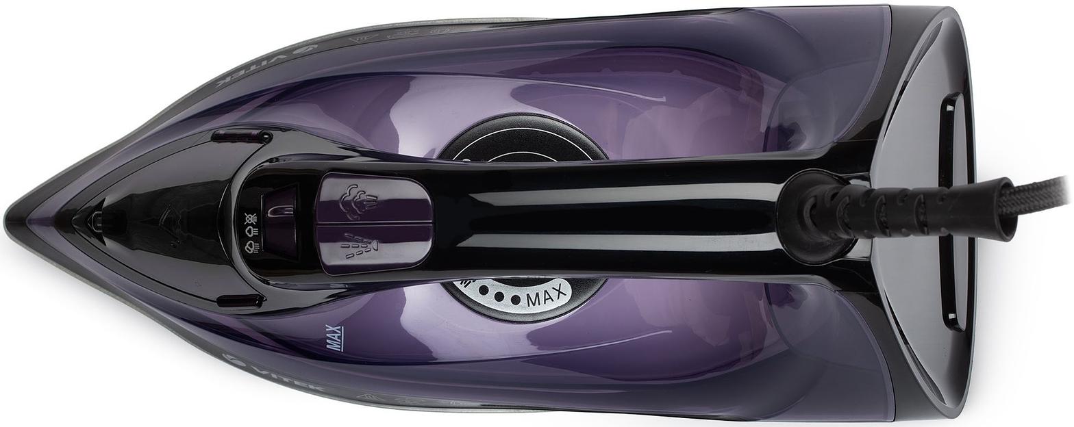 Утюг Vitek 8316-VT-02 2400Вт фиолетовый/черный фото 4