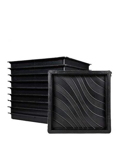 Формы тротуарной плитки размер волна 30×30×3 см опт фото 1