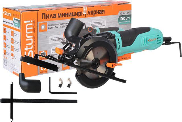 Sturm! CS5012MS Пила минициркулярная 1000Вт, ТПД 125х22.2мм, пропил 48мм, Sturm! [CS5012MS] фото 9