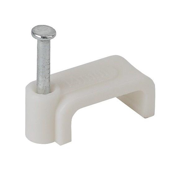 Эра Б0038909 SP-10 Скоба 10мм плоская пластиковая (50шт) фото 1