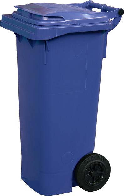 Мусорный контейнер на колёсах (80 л) синий фото 1