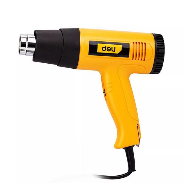 Фен технический Deli DL391201 (2000Вт, рабочая температура 400/600 град.) фото 1