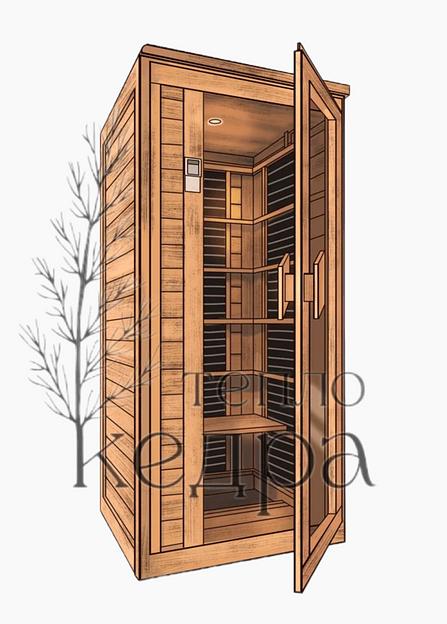 Сауна ИК №1 «Доступная» с карбоновым нагревателем ОПТ фото 2