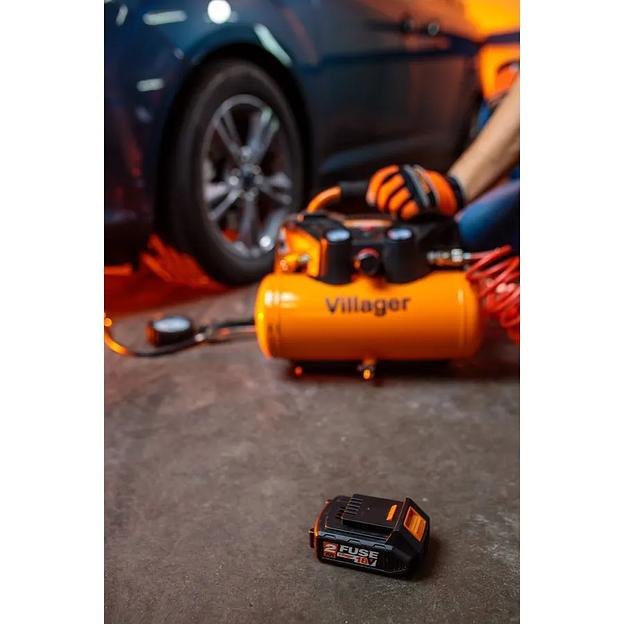 Аккумуляторный воздушный компрессор Villager VAT 0640 (в комплекте нет АКБ и ЗУ) опт фото 9