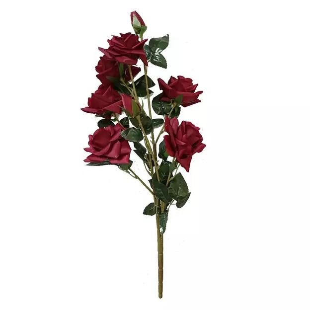 Букет тройная ветка с 6 головками и 2 бутонами 70см фото 3