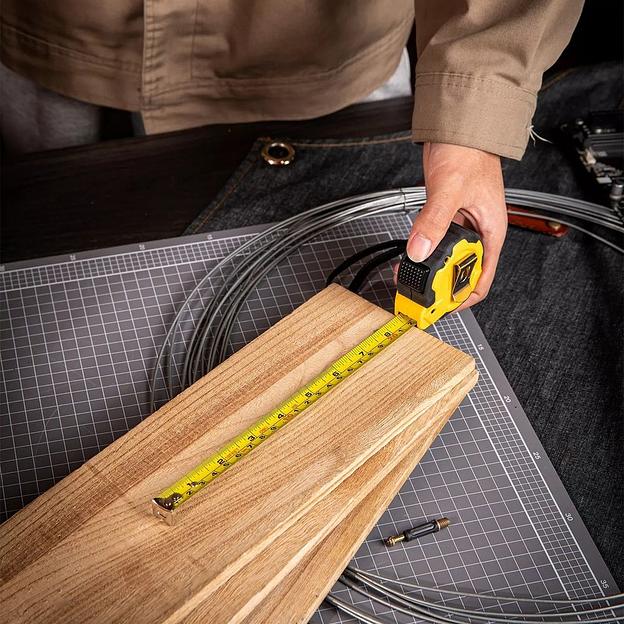 Измерительный и разметочный инструмент Deli Рулетка Deli DL3795 3м*16мм, Автостоп, ударопрочный корпус, метрическая фото 5