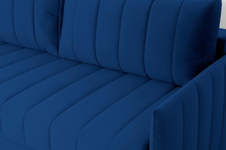 Прямой диван «Пекин» СТАНДАРТ, Мора синий фото 4