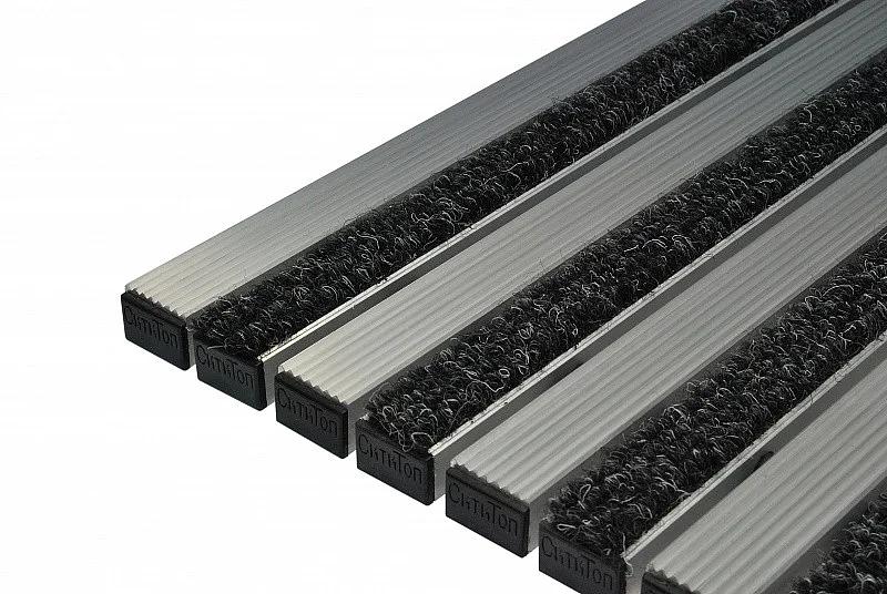 Придверная грязезащитная решётка «Сити Платинум + Текстиль» ОПТ фото 1