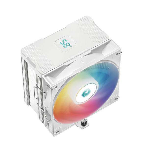 Вентилятор для процессора Deepcool AG500 DIGITAL WH ARGB white Socket 115X/1700/1200/AM4/AM5, 120mm, 1950rpm, 29,4 дБ, 200W, PWM 4-pin, Al+Cu (R-AG500 фото 3