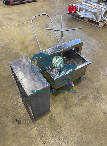 Пресс-тележка для творога 200 литров фото 3