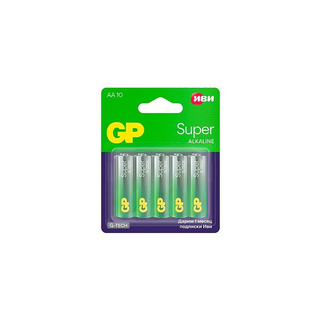 AA Батарейка GP Super Alkaline 15A/IVI-2CR10, 10 шт. фото 1