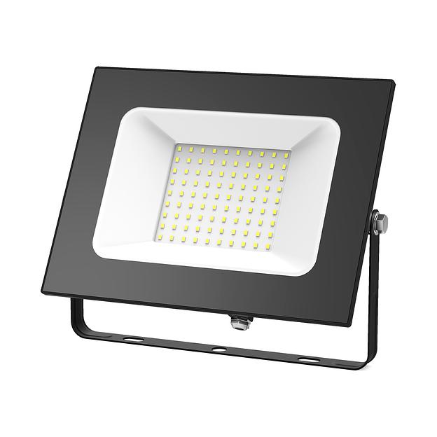 GAUSS 613100100 Прожектор светодиодный LED 100W 6900lm IP65 6500К черный 1/14 фото 1
