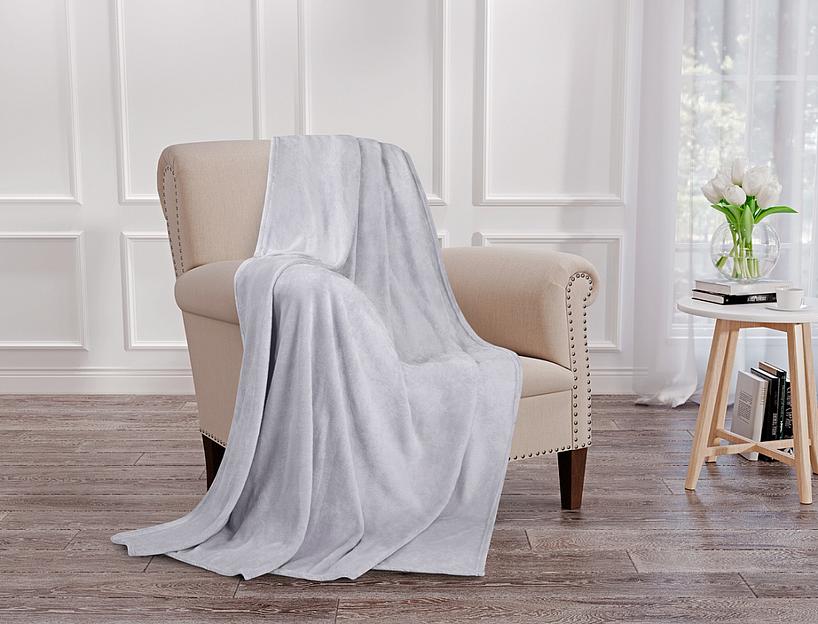 Ткань из синтетического волокна Аэрософт, серый, 190 г/м² фото 1